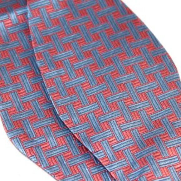 NEW Lanae Joy Silk Adjustable Bow Tie Bowtie / Blue Pink / Privat… - Picture 3 of 4